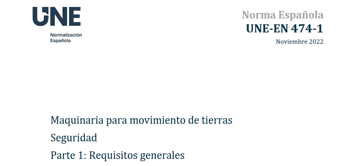 Revisión de las normas de seguridad para máquinas de movimiento de tierras